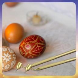 Cera quente Desenho Canetas para Artes Decorativas, Pysanka Suprimentos, Fit para Ovos de Páscoa, Conjunto de 3 - Image 3