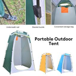 Portable Privacy Shower Tent, Exterior, Impermeável, Vestial, Abrigo para Camping, Caminhadas, Folding Beach Toilet, Banheiro - Image 1