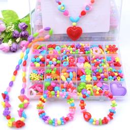 DIY Handmade Frisado Brinquedo com Acessório Conjunto para Crianças, Criativo 24 Grade, Fazer Jóias, Brinquedos Educativos, Presente para Menina - Image 6