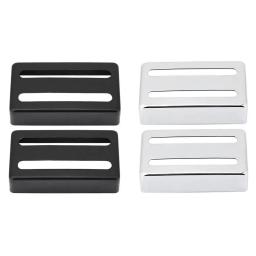 2 pçs novo 50/52mm acessórios para lp estilo guitarra peças humbucker captador capa de guitarra elétrica cromo capa de metal - Image 3