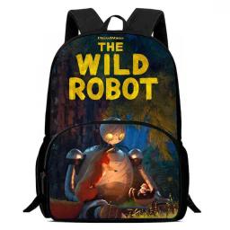O Robô Selvagem Rozzum Mochilas Escolares para Crianças, Estudantes Livro Pack, Rozzum Mochila, O Robô Selvagem, Presente, 16 ", 15", 13" - Image 6