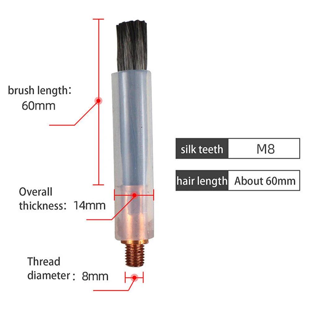 Escova de limpeza de fibra de carbono, acessórios, m6 m8 m10 m6 m10, 1pc - Image 1