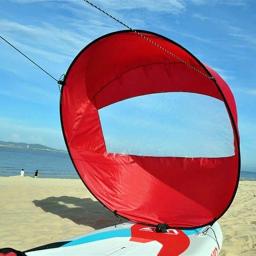 Compacto e portátil Paddle Board Sail, kit de caiaque Wind Sail, apto para surf em lagos oceânicos - Image 3