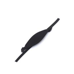 Máscara de Mergulho com Cobertura de Alça, Esportes Aquáticos, Material Liso, Artigos Esportivos Pretos, Alta Qualidade, 1Pc - Image 1