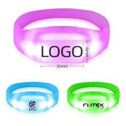 Controle remoto LED Pulseira para Concerto, Concerto de Música Grande, Suprimentos para Eventos Esportivos, Pulseira Brilhante, RGB, DMX512 - Image 2