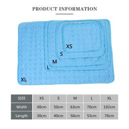 Tapete de resfriamento para cães Tapete de resfriamento automático extra grande para cães pequenos, médios e grandes, gatos, cobertor de gelo durável para animais de estimação, acessórios laváveis para cães - Image 6