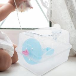 Gaiola de viagem portátil ao ar livre para hamster, Carry Case, Caixa para pequenos animais, cobaia - Image 5