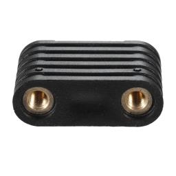 1pc windsurf plástico preto sup 2-hole footstrap inserção windsurf placa footstrap substituição kit surf acessórios - Image 4