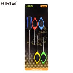 Hirisi conjunto de agulha de isca de pesca de carpa, pop up boilie rigs emenda agulha carpa gancho link fazendo ferramentas acessórios de pesca bt11 - Image 1