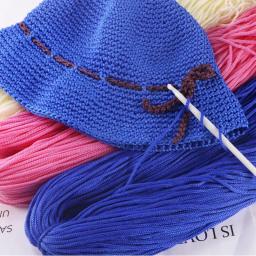 Fio trançado de nylon para pulseira de tecido manual, linha oca, fio DIY Macramé, fio colorido, 200g, 3mm, 1pc - Image 5