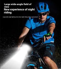 Luz da bicicleta frente luz da bateria display lanterna à prova dwaterproof água carregamento usb mtb estrada ciclismo farol acessórios da bicicleta - Image 3