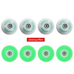 8 rodas luminescentes flash patins inline 90a led rodas flash patins 68mm 72mm 76mm 80mmmulti-especificação multi-cor - Image 4