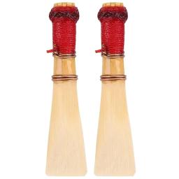 Palhetas fagote, 2 peças material palheta Palhetas fagote azul/vermelho para armazenamento N58B - Image 1