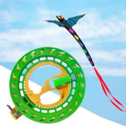 Kite Reel Winder Hand Grip Wheel, Flying Handle Tool, Linha de corda torcida, Outdoor Rodada Fying Kites, 200m - Image 2