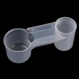 1 pçs plástico pet pássaro bebedor alimentador garrafa de água copo acessórios para aves domésticas frango pombo - Image 3