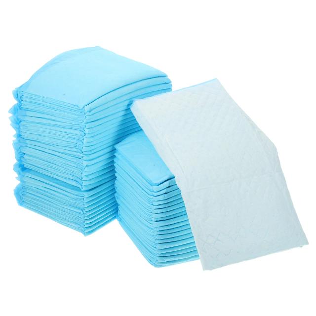 Esteiras de Treinamento Super Absorventes e Impermeáveis para Filhotes de Cão - Pacote com 100 Almofadas de Xixi para Animais de Estimação