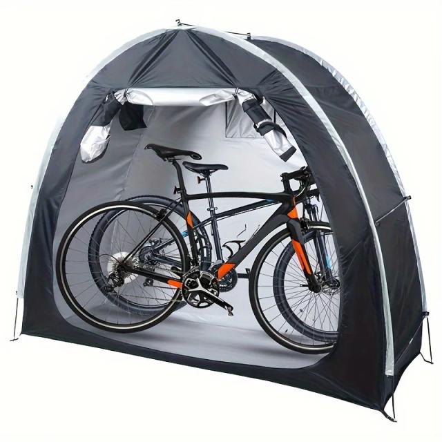 Capa Impermeável para Bicicleta Oxford 420D com Revestimento Prateado - Ideal para Armazenamento ao Ar Livre