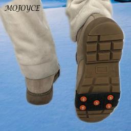 Anti Slip Escalada Grampos, Grampos de Montanhismo, Garra de Neve Unisex, Cobre Cadeia Outdoor, Spikes, 5 Stud - Image 1