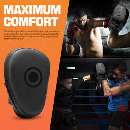 Luvas de couro focus para artes marciais, boxe para homens, mulheres, crianças, treinamento de boxe, soco curvo, karatê - Image 5