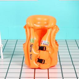 Jaqueta salva-vidas inflável de PVC para crianças, Colete flutuante, Anel de braço infantil, Equipamento de natação, aleatório, 1-13 anos - Image 4