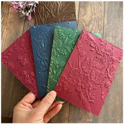 3D Embossing Pasta Scrapbooking Ferramentas, morre Materiais, DIY Artesanato Suprimentos, Álbum de fotos, Decoração Álbum, cartão de fundo, 2 Pcs/Set - Image 2