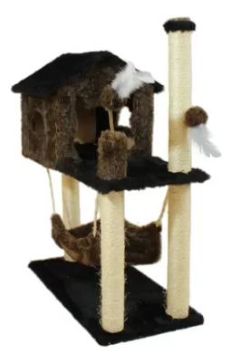 Cozy Cat Scratcher House, Sisal Toy Net, Dobrável Post, Higiene Scratchers Tower, Bonito Mouse e Brinquedos de Penas, Perfect Pet Play - Image 1