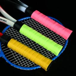 Absorção de choque pegajoso raquete de tênis sobre aderência fita sweatband esporte varas de pesca suor banda acessório anti-deslizamento - Image 1