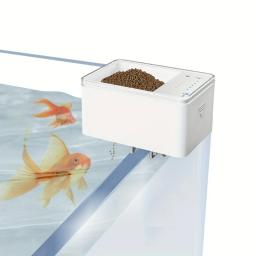 Alimentador automático de peixes Alimentador inteligente de tartarugas para alimentar peixes, camarões e tartarugas em horários regulares e quantitativos - Image 1