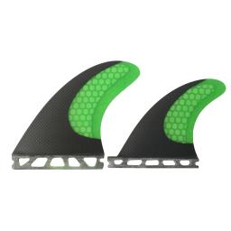 Carbon Fiber Surfboard Fins Set, Single Tab, Quad Fins, Desempenho Fin, Honeycomb, Fibra de Vidro, 2 pcs, G7, 2 pcs, GX - Image 3