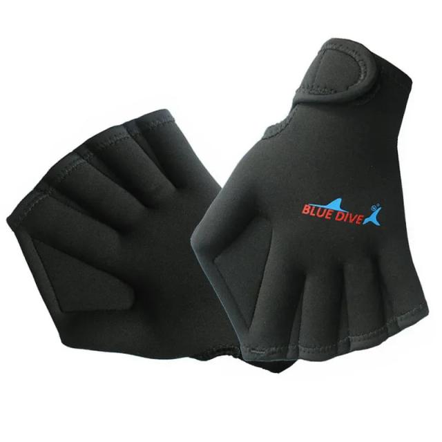 Luvas de Mergulho de Neoprene para Adultos com Dedos Abertos - Ideal para Natação e Treinamento Aquático