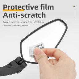 ROCKBROS Espelho de Bicicleta Guiador Retrovisor Ajustável Espelhos retrovisores refletores de visão ampla para ciclismo acessórios para bicicletas - Image 5