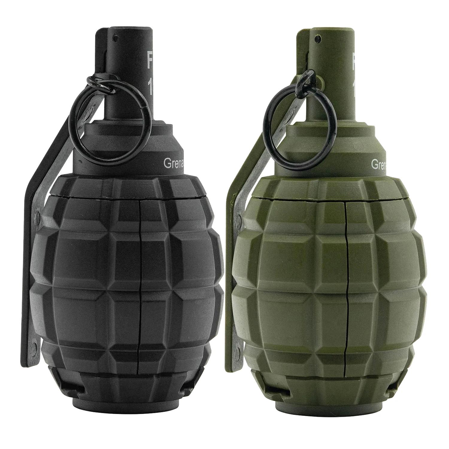 Brinquedo plástico de granadas de mão F1 Modelo de granada de paintball de airsoft manequim para jogo CS de suporte de dramatização Granadas de impacto movidas a mola - Image 1