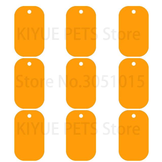 Etiquetas de Identificação Personalizadas em Alumínio para Cães, Placas Redondas com Nome e Telefone do Pet - Atacado com 100 Unidades