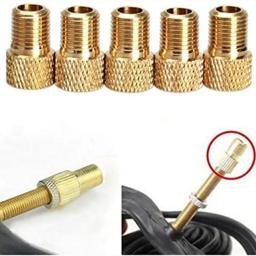 1/10 pçs adaptador de válvula de bicicleta tampa presta para schrader adaptador válvula francesa bocal inflator mamilo mtb acessórios da bicicleta - Image 2