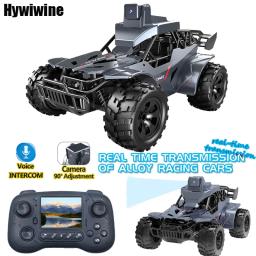 Carro rc com câmera lcd remoto fpv transmissão em tempo real de alta velocidade 2.4g carro de controle remoto bate-papo de voz brinquedos para crianças adultos - Image 1