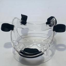 Taekwondo máscara removível proteção facial transparente engrossado máscara capacete de formação protetora viseira kung fu artes marciais - Image 4
