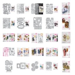 Metal Corte Morre Conjuntos, Fabricação De Artesanato De Papel DIY, Caixa De Cartão De Saudação, Presente Scrapbooking, Uma Vez Tempo Lembrança Morre, Nova Chegada - Image 5