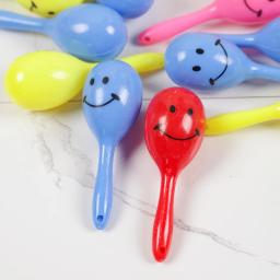 Mini Maracas de plástico para crianças, instrumento musical, brinquedos chocalho, favores de festa de aniversário, presentes do chuveiro do bebê, 20PCs - Image 5