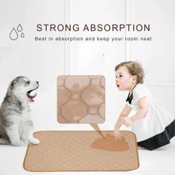 Tapete de fraldas altamente absorvente para carro Seat Cover, Almofada de treinamento de cachorro lavável, Pet Urine Mat - Image 4