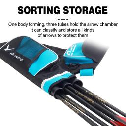 Ajustável Archery Seta Quiver Set, arco recurvo, titular do saco, competição, caça, profissional - Image 4