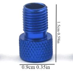 Adaptador de válvula de bicicleta de liga de alumínio, 4 unidades, converter presta para válvula schrader, bomba de bicicleta, bico de ar, ferramentas de tubo, acessórios de bicicleta - Image 4