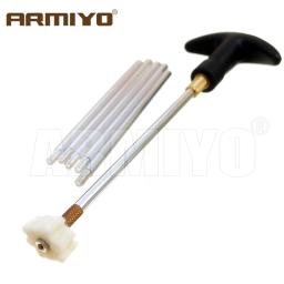 Armiyo Esfregão De Câmara Almofadas De Limpeza, Escova De Feltro De Lã, Kit De Limpeza, Acessórios De Caça,. 22Cal & .30Cal, ar M4, conjunto 51pcs - Image 5