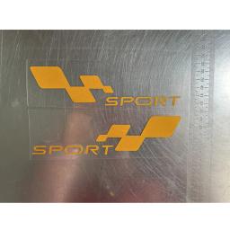 Comprar 2 obter 1 esporte livre adesivo de carro novo à prova dwaterproof água para renault estilo do carro para todas as tampas carro preto branco vermelho amarelo azul - Image 3