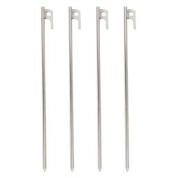 Estacas para barracas de aço resistentes, pegs de terra sólida, pegs ao ar livre, escalada, camping, caminhadas, jardinagem, 40cm, 4pcs - Image 3
