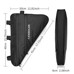 Newboler grande saco triângulo da bicicleta quadro frente tubo saco à prova dwaterproof água ciclismo pannier ebike ferramenta saco acessórios - Image 2