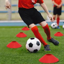 Cones De Treinamento De Agilidade, Discos De Treinamento De Futebol, Pad Agility Exercício Marcadores De Campo, Acessórios De Treinamento Esportivo, 35Pcs - Image 4