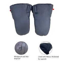 Luvas impermeáveis para homens e mulheres, aquecedores de mão, acessório para carrinho, inverno, 2 peças - Image 6