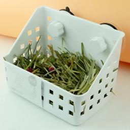 Pequeno alimentador alimentos para animais estimação tigela cesta grama hamster pendurado para cobaias galesaur - Image 1