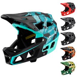 LIXADA-Capacete Full Face Mountain Bike para Homens e Mulheres, Capacete de Corrida Adulto, MTB Downhill com viseira, 31 Vents - Image 1