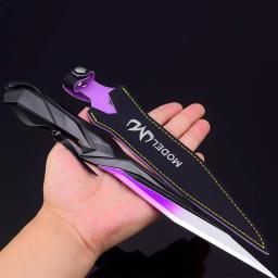 Brinquedo Metal Samurai Sword, Faca Valorant Singularity, Modelo de Arma, Ornamentos Samurai, Coleção Karambit, Caixa de Presentes Segura, 30cm - Image 3
